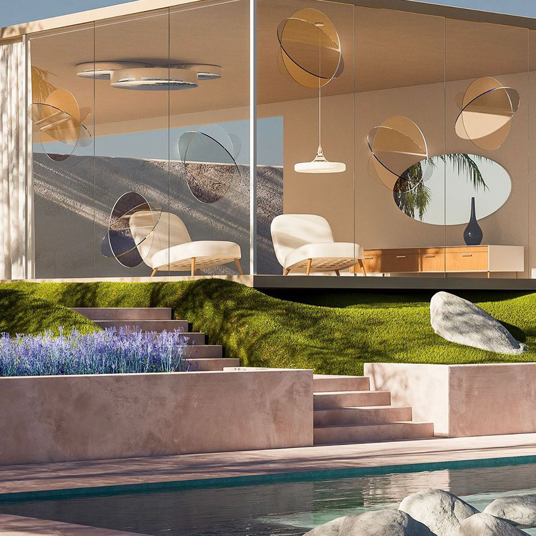 Render，Architecture，3d，on vacation，