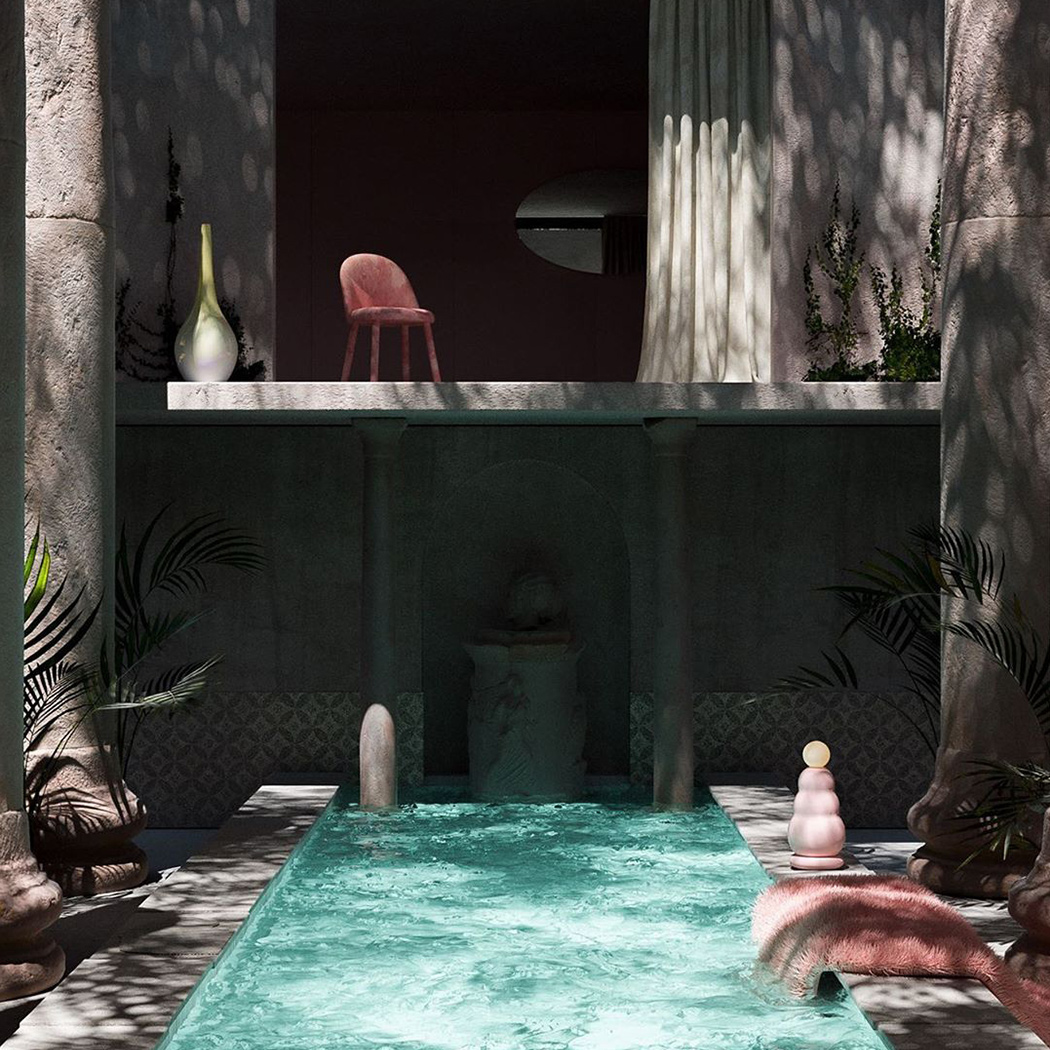 Render，Architecture，3d，on vacation，