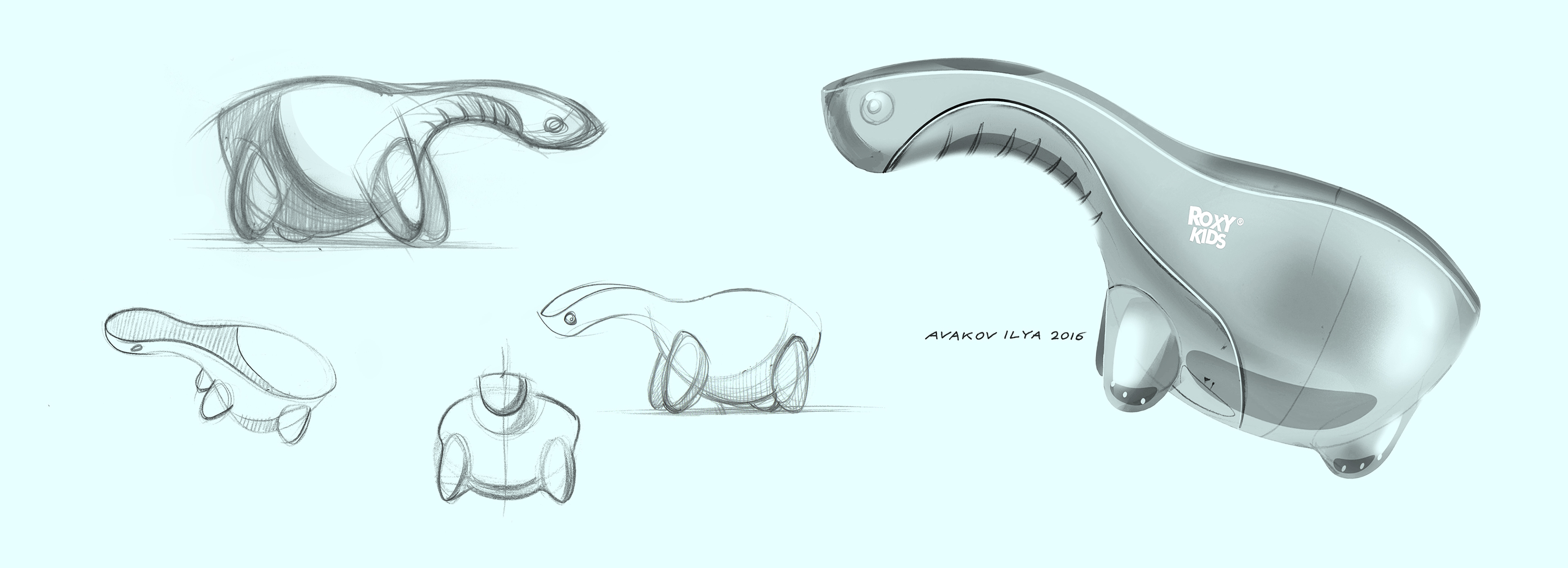 children，Shampoo spoon，novel，delicate，Little dinosaur，