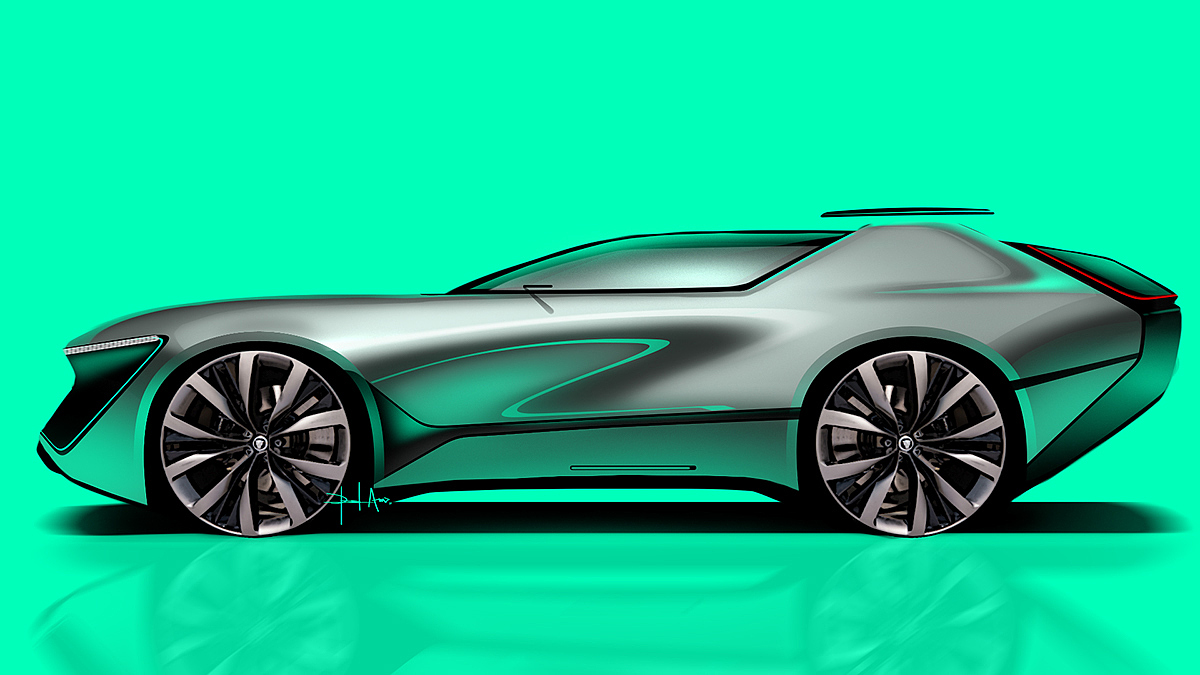 automobile，Hand drawn，sketch，handsome，