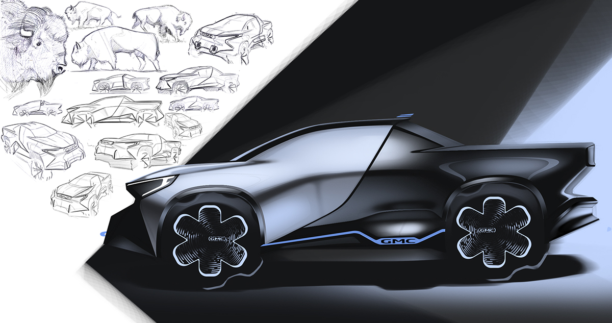 automobile，Hand drawn，sketch，handsome，