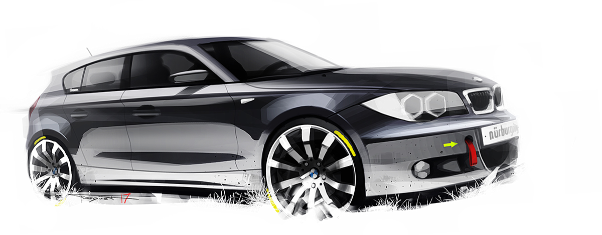 automobile，ps，Art，illustration，