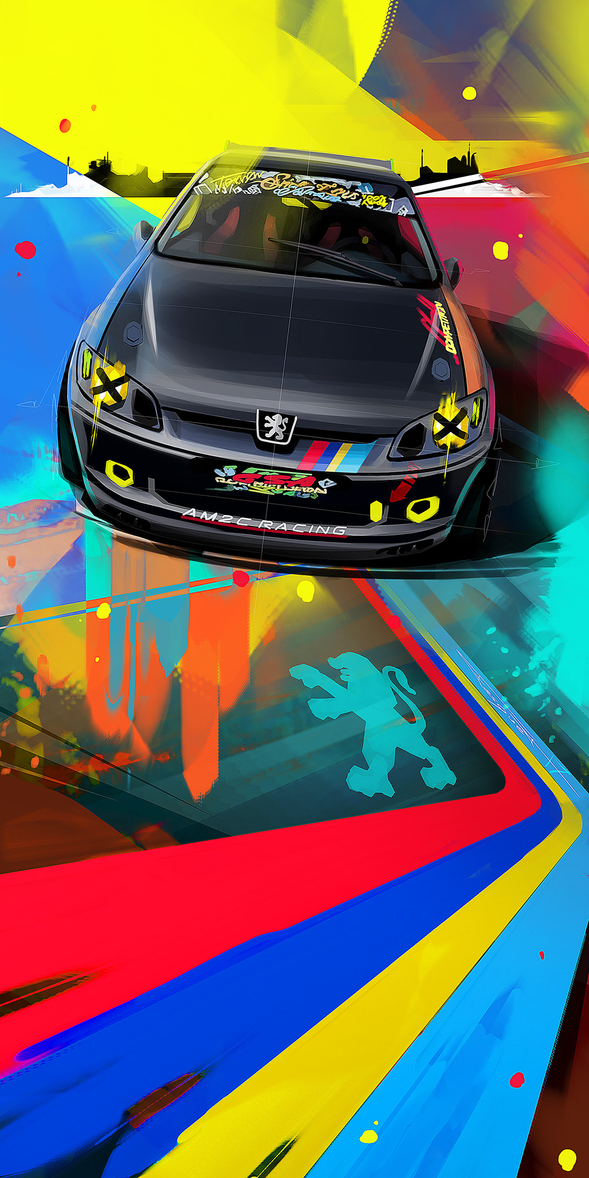 automobile，ps，Art，illustration，