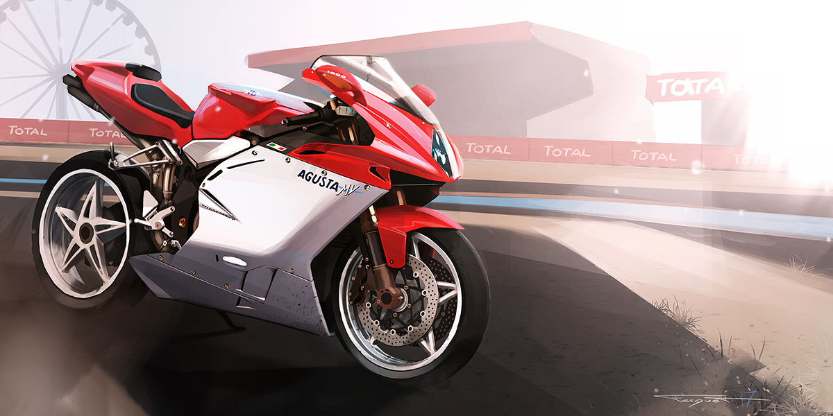 automobile，ps，Art，illustration，