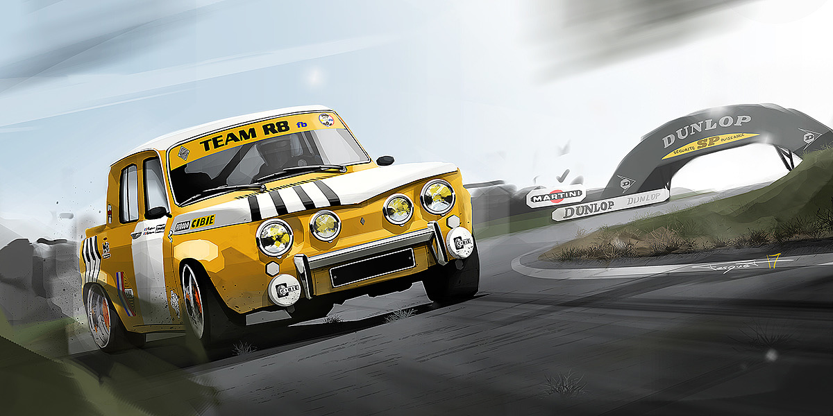 automobile，ps，Art，illustration，