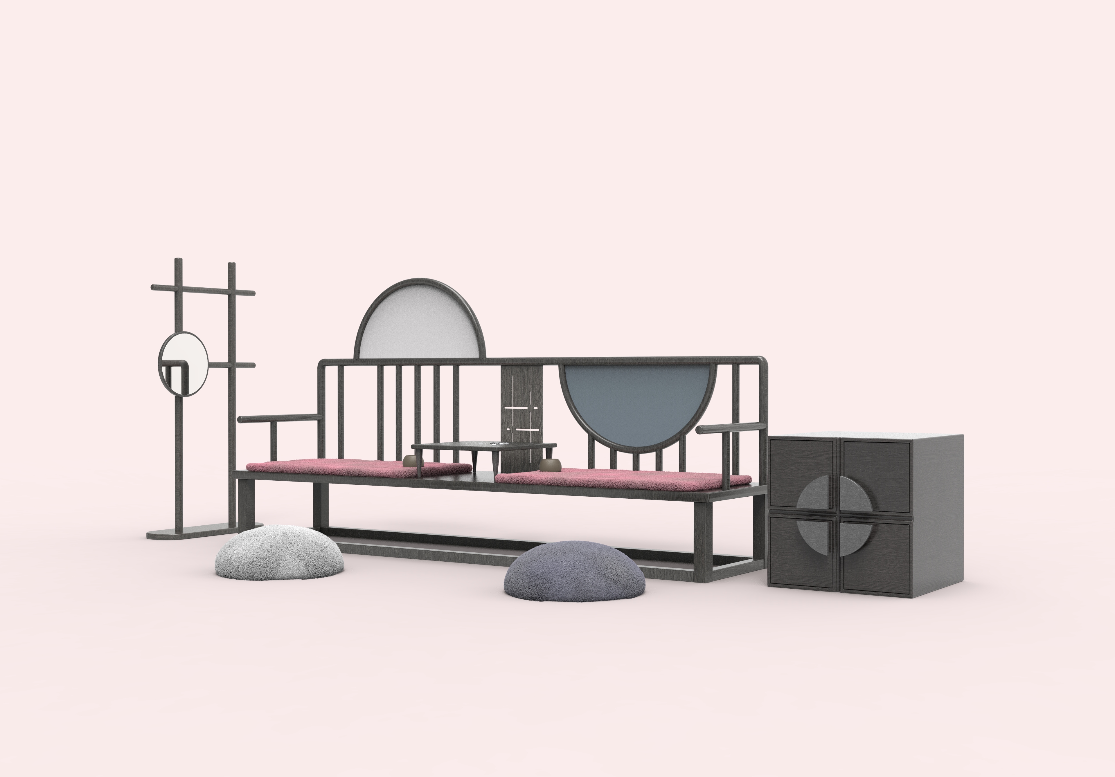 The collision between chess culture and furniture，