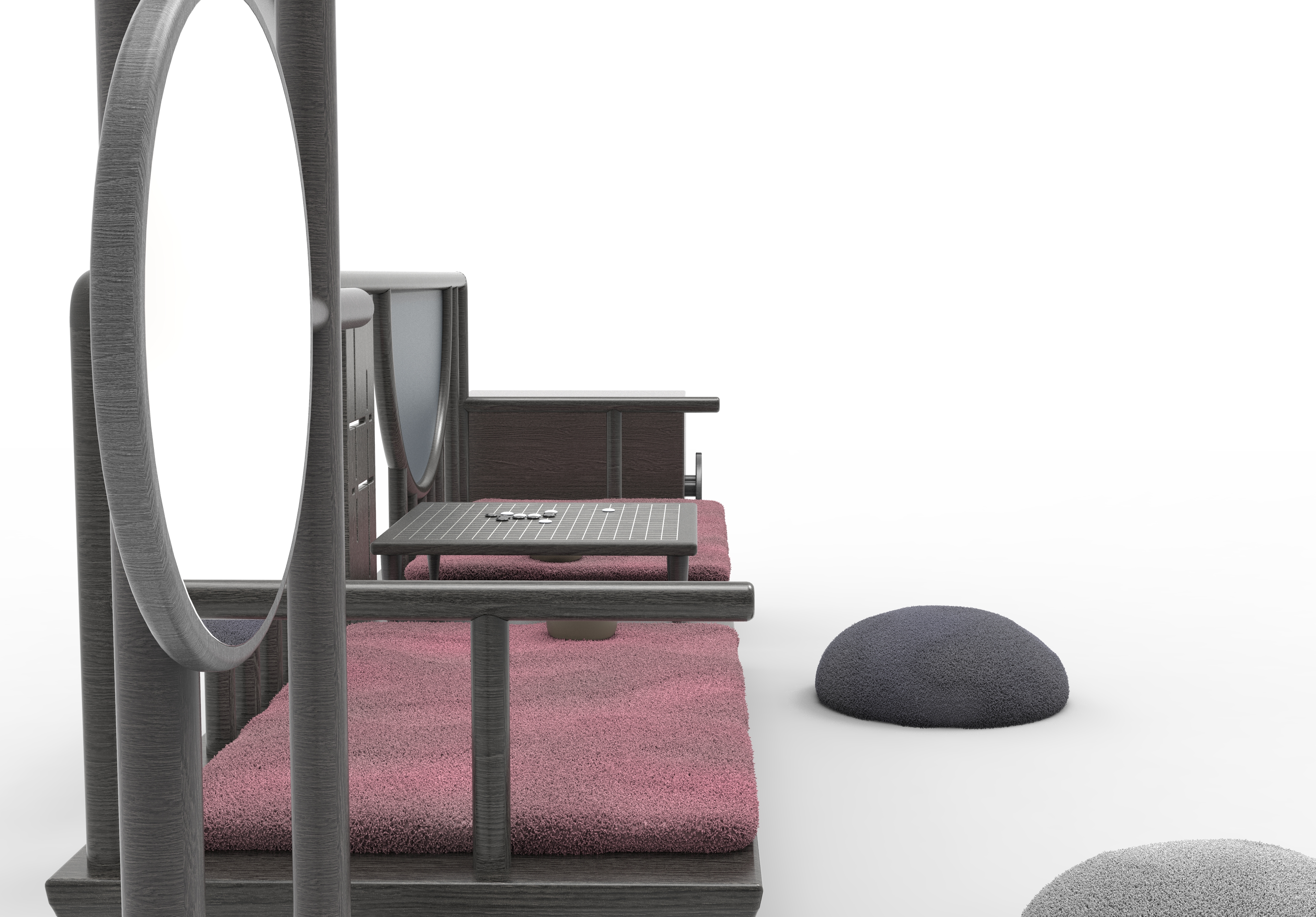 The collision between chess culture and furniture，