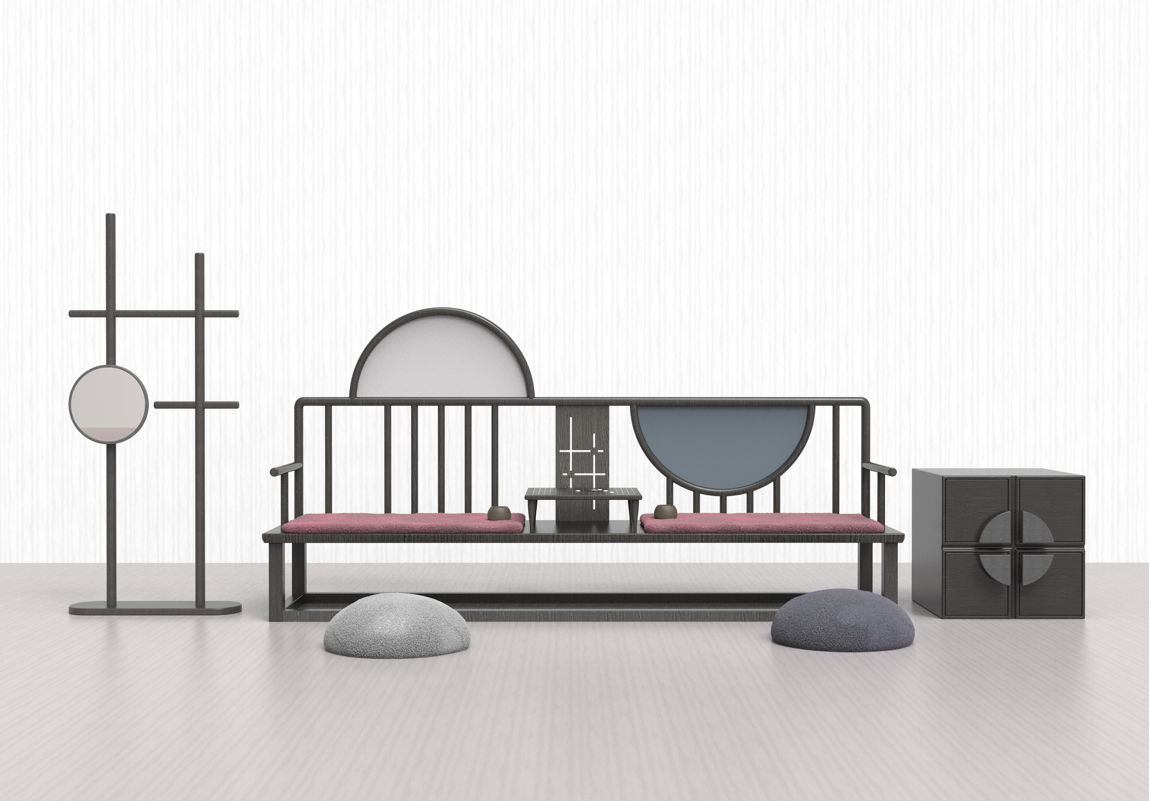 The collision between chess culture and furniture，