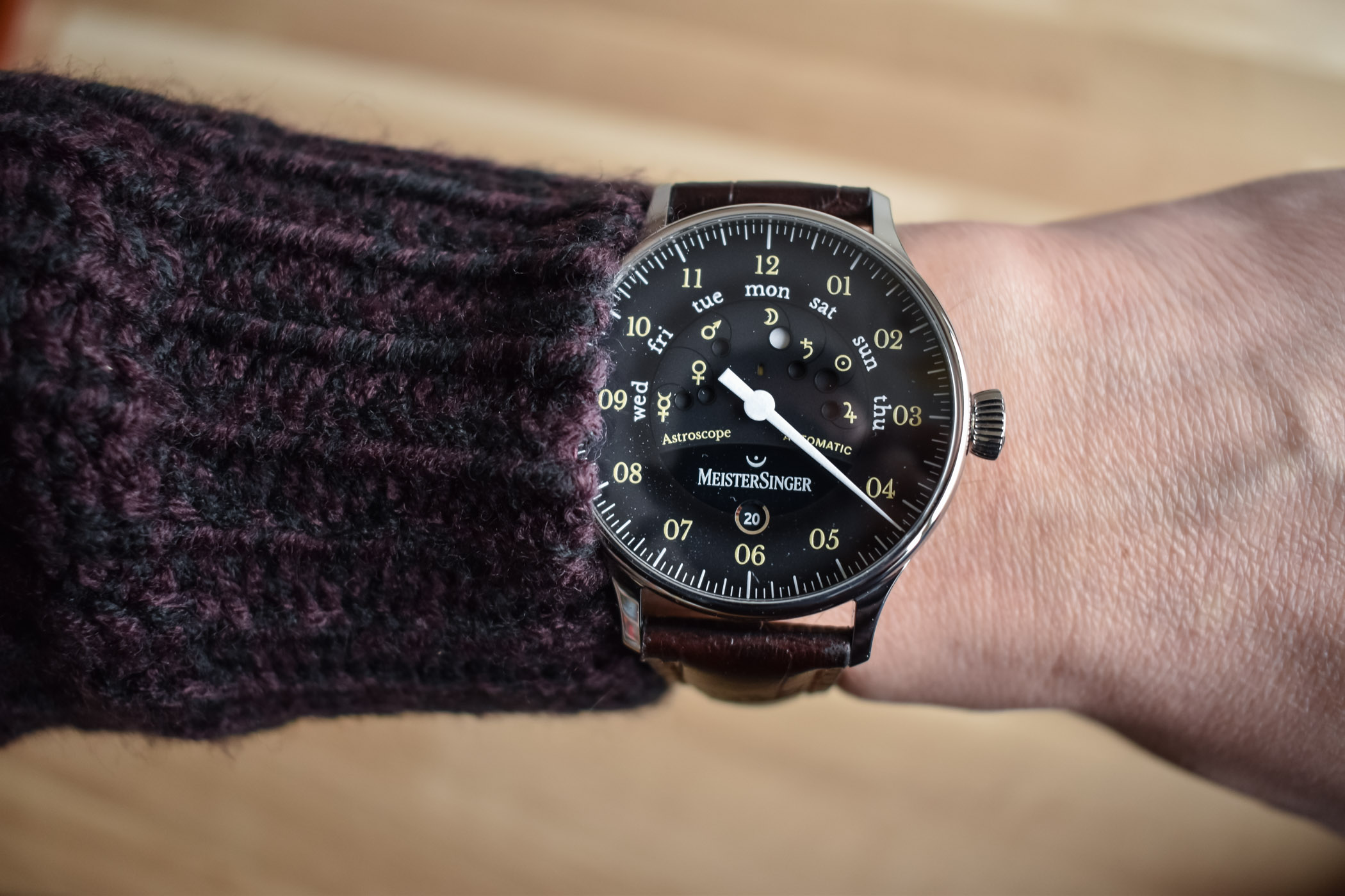 2020 red dot product design award，Astroscope，Wrist watch，Wristwatch，ornaments，date，