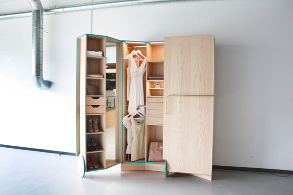 product design，industrial design，Receive，woodiness，Wardrobe，