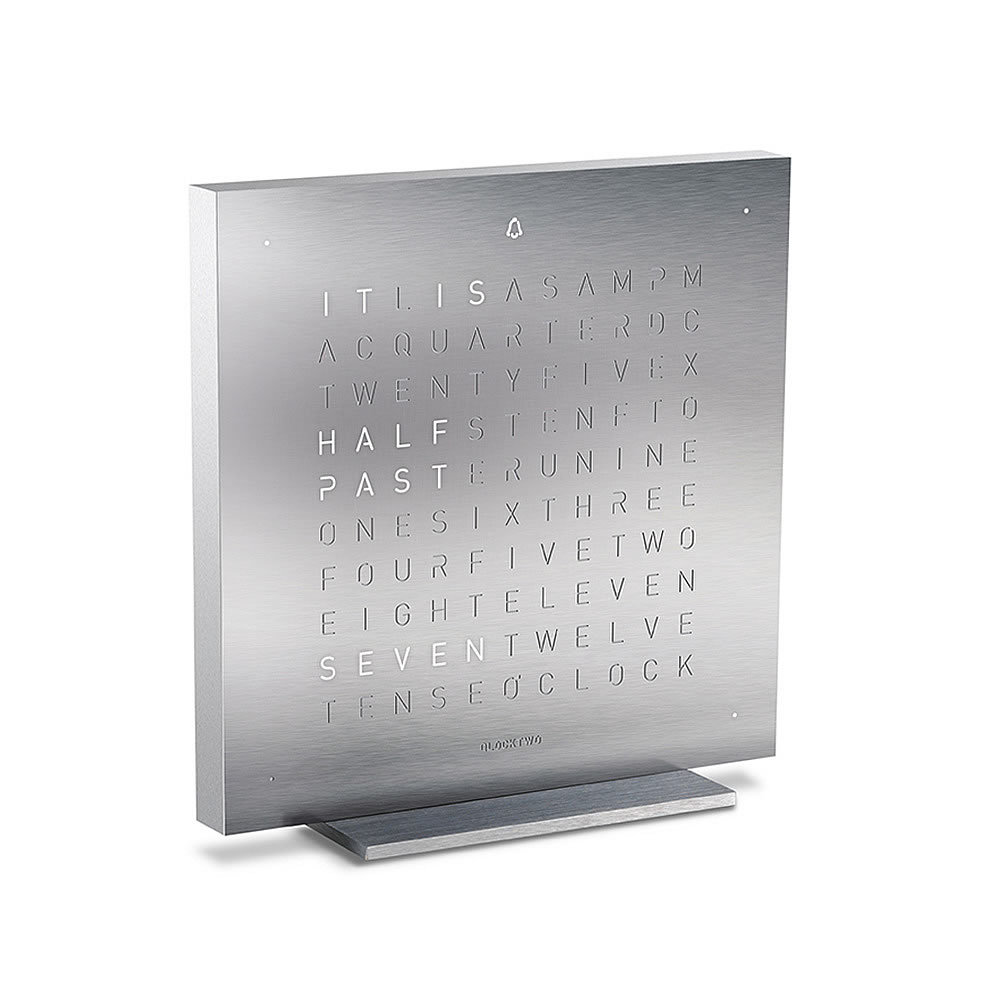 2020 red dot product design award，alarm clock，Clock，time，QLOCKTWO® Touch Pure，magnet，lighting，app，