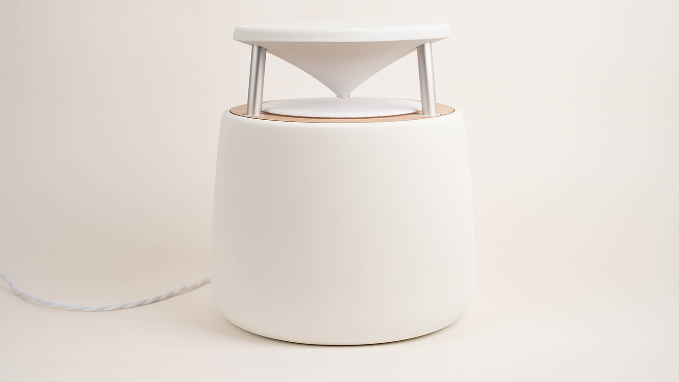 speaker，3D printing，concise，white，