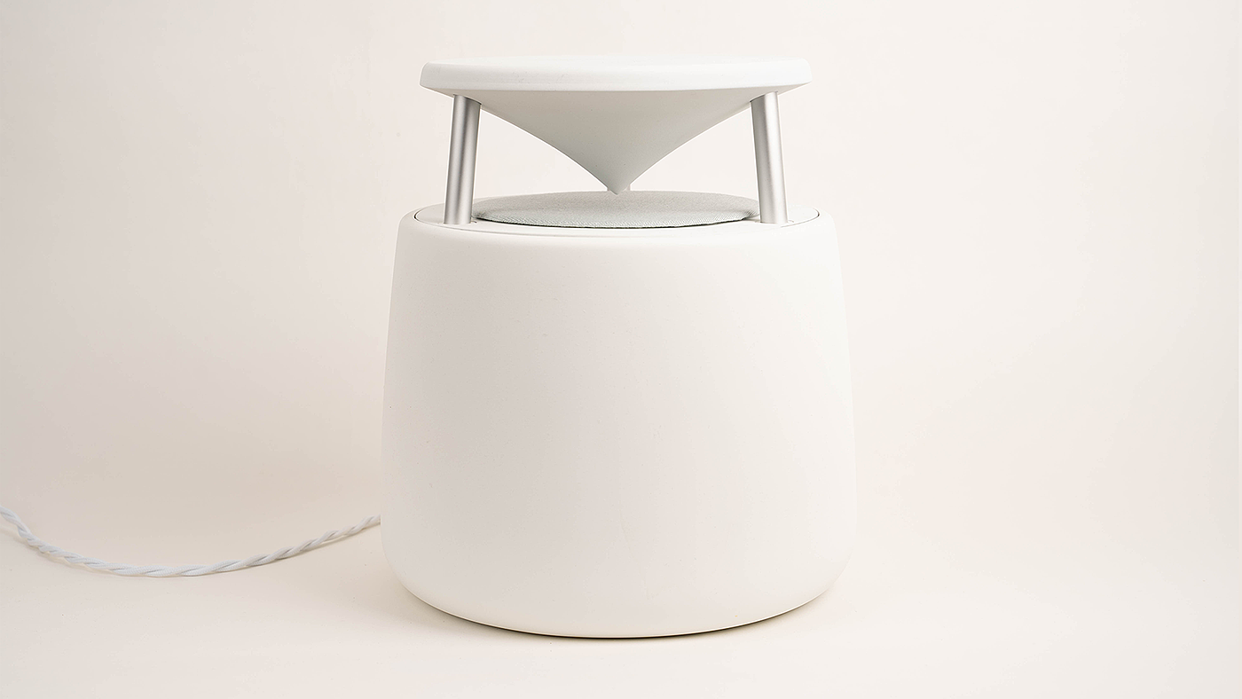 speaker，3D printing，concise，white，