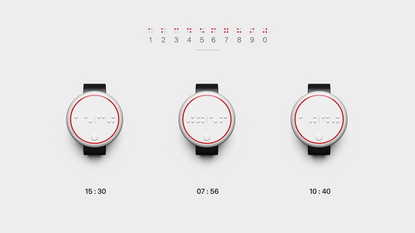 blind，Simplicity，intelligence，Wrist watch，industrial design，