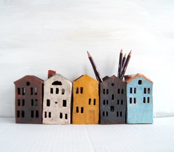 beautiful，pen container，Penholder，Creative design，Office Supplies，