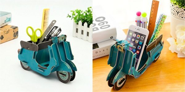 beautiful，pen container，Penholder，Creative design，Office Supplies，