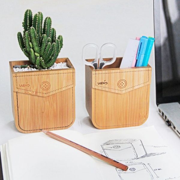 beautiful，pen container，Penholder，Creative design，Office Supplies，