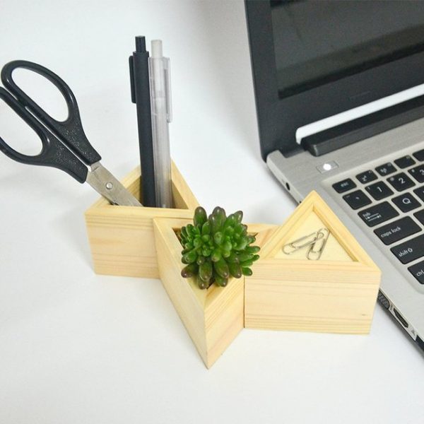 beautiful，pen container，Penholder，Creative design，Office Supplies，
