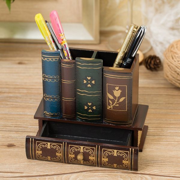 beautiful，pen container，Penholder，Creative design，Office Supplies，