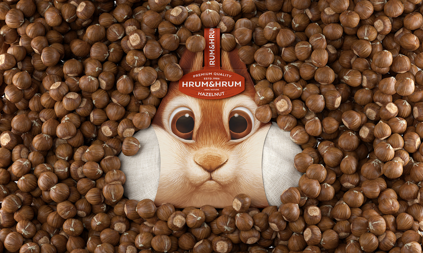 Hrum-Hrum，packing design，food，