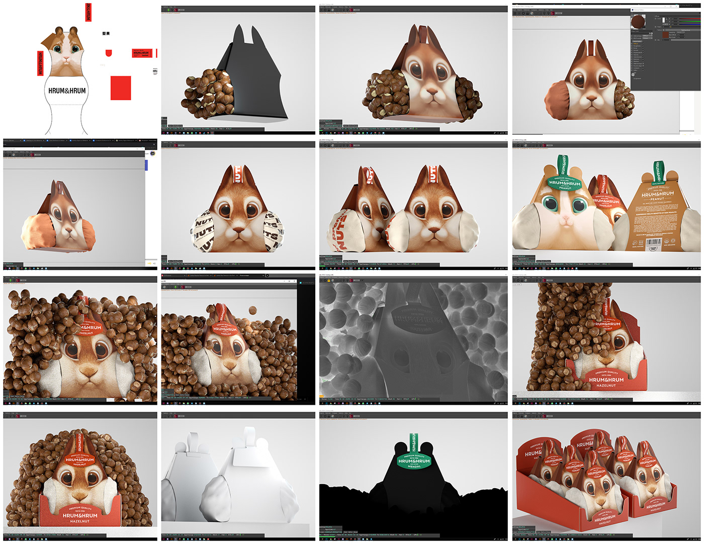 Hrum-Hrum，packing design，food，