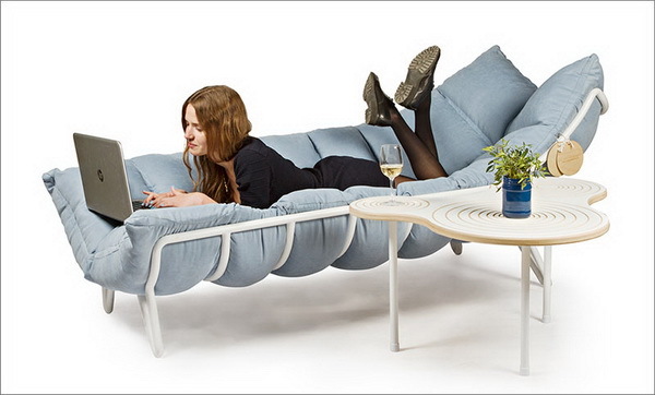 Sofa bed，simple and easy，fashion，comfortable，industrial design，furniture design ，