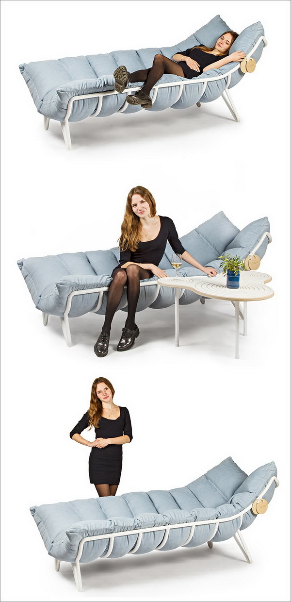 Sofa bed，simple and easy，fashion，comfortable，industrial design，furniture design ，