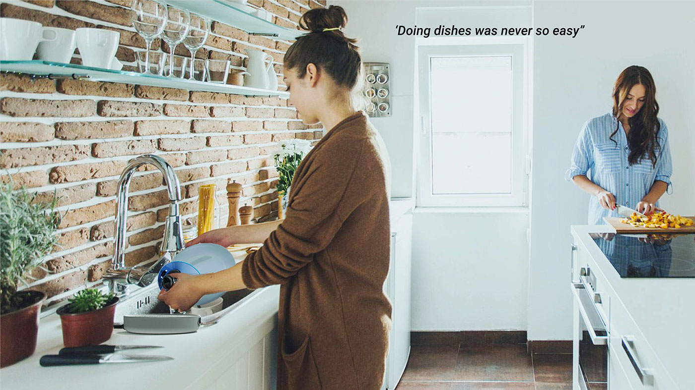 SWIPE，Electric dishwasher，green，