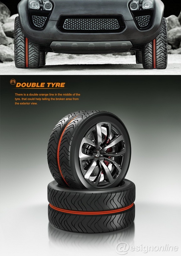 double-deck，tyre，originality，Design，Industry，