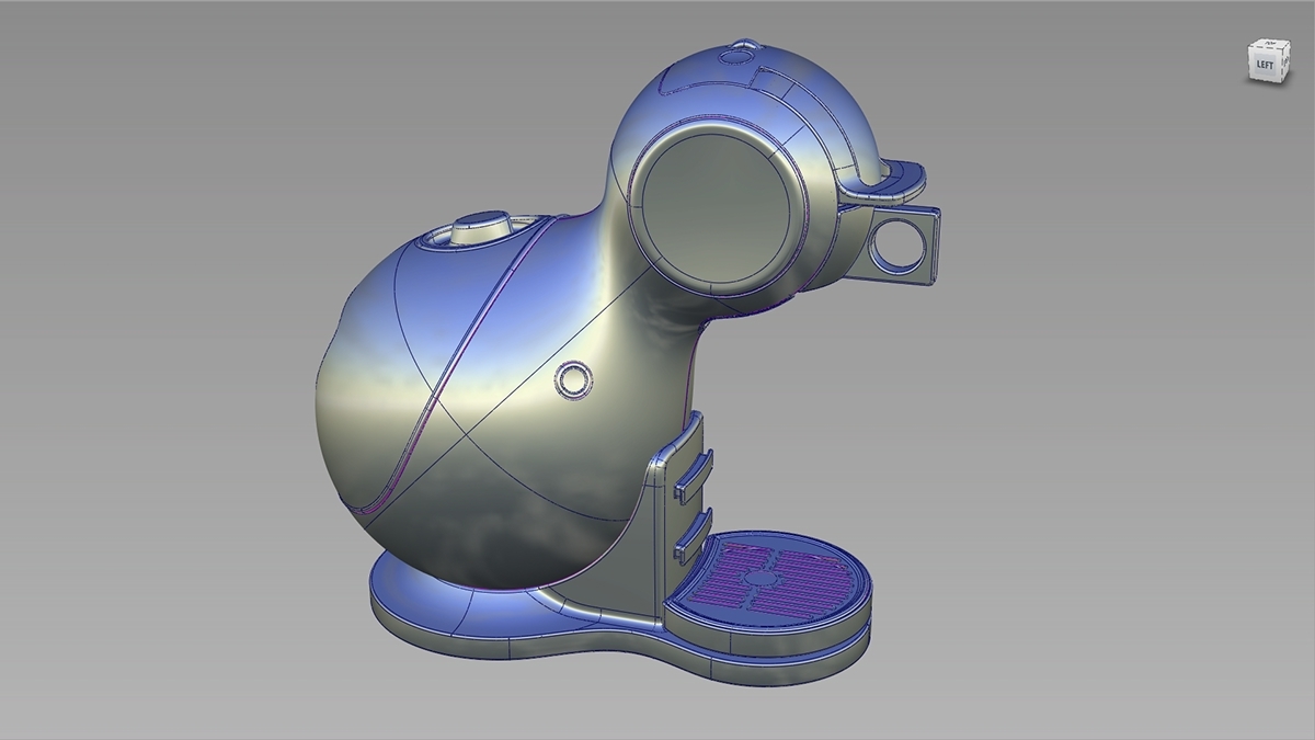 Cartoon cute，fully automatic，intelligence，modeling，product design，