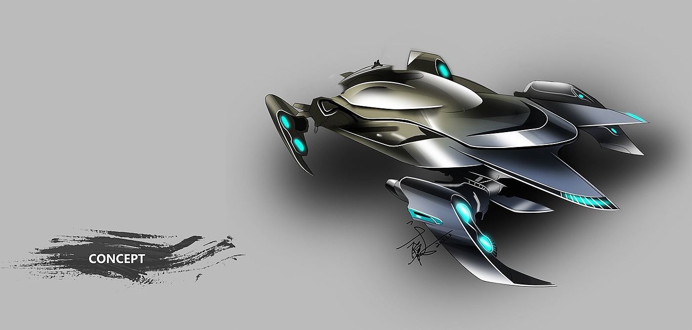 Automatic design，Hand drawn rendering，Visual design，industrial design，product design，