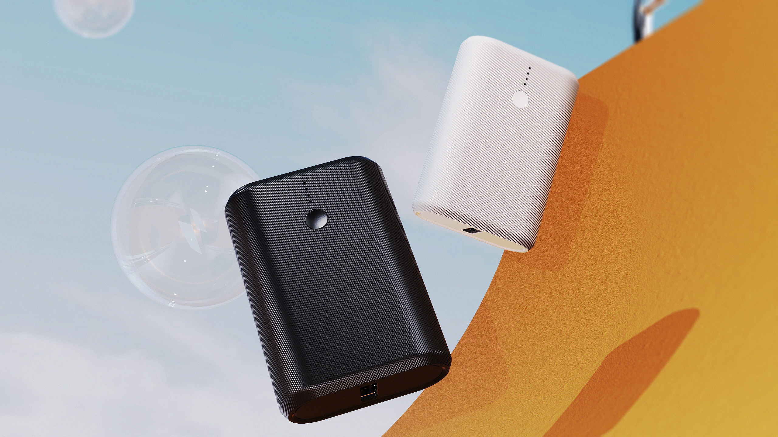 Keyshot rendering，portable source，portable battery，