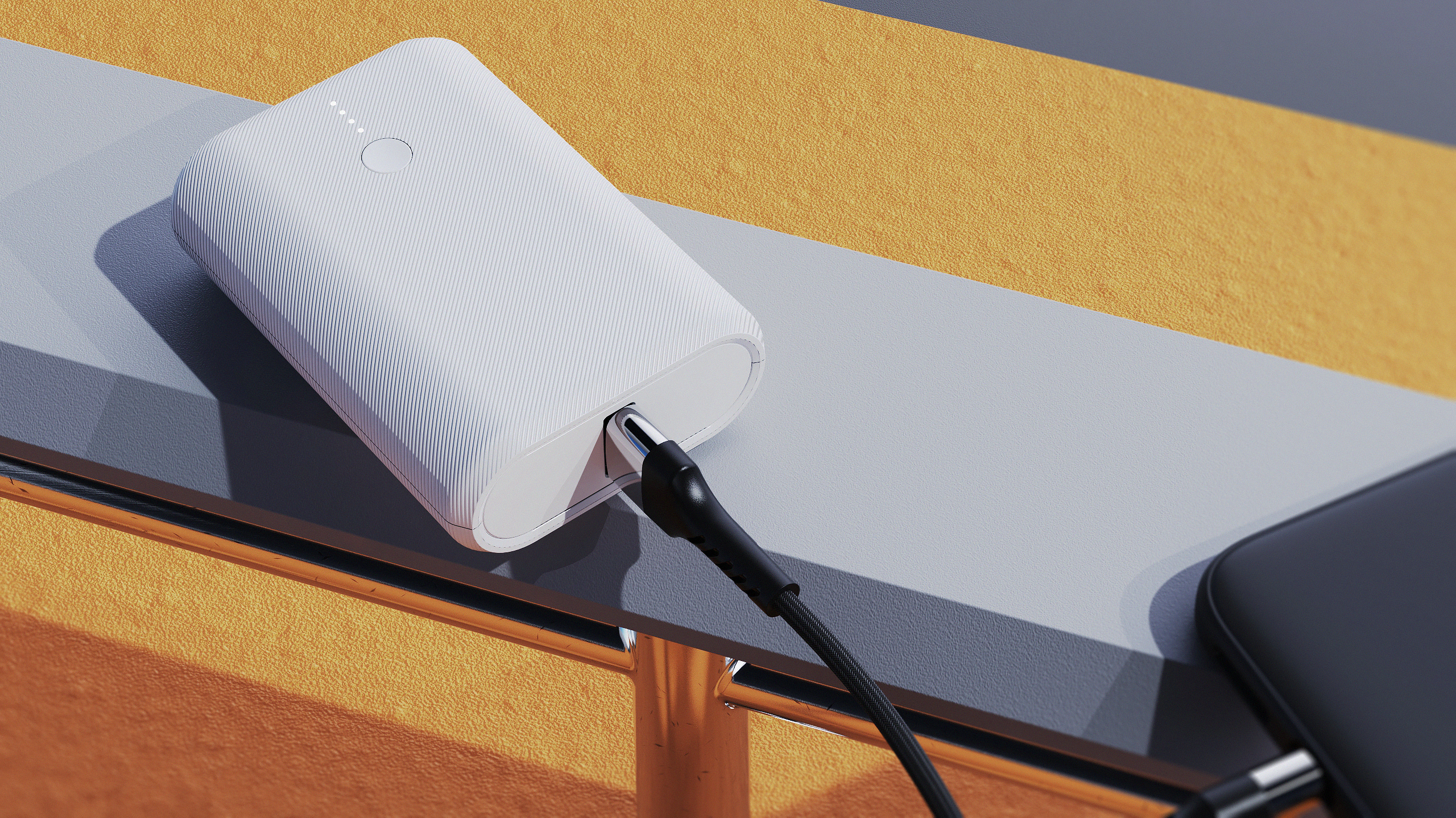 Keyshot rendering，portable source，portable battery，