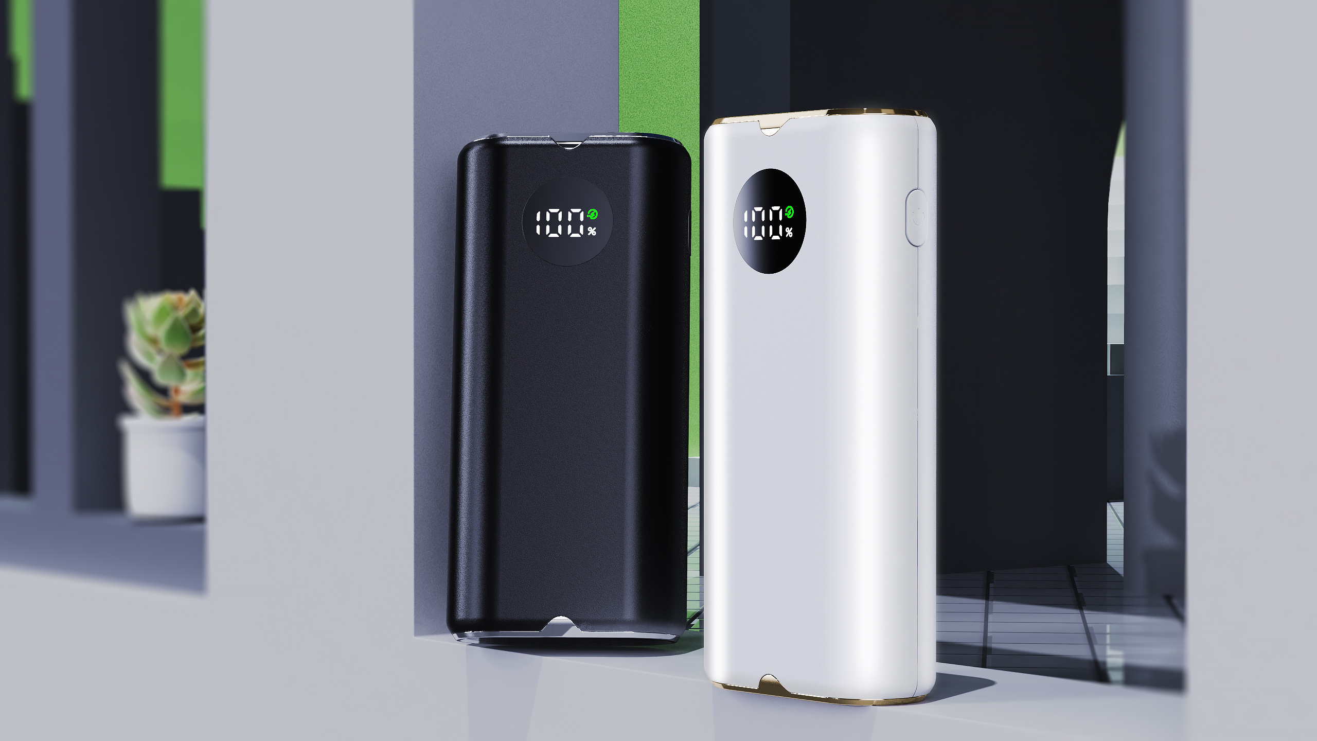 Keyshot rendering，portable source，portable battery，