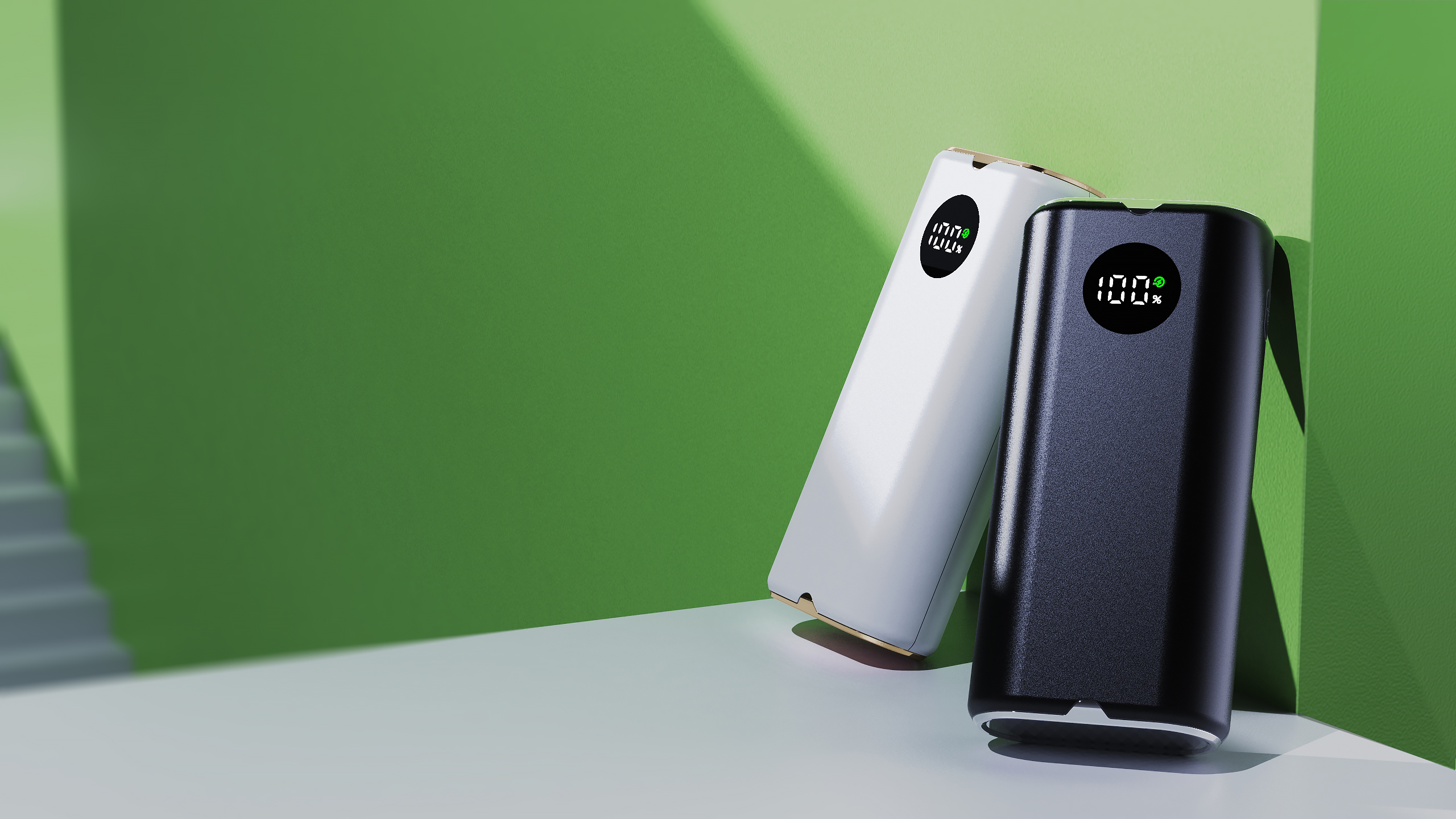 Keyshot rendering，portable source，portable battery，