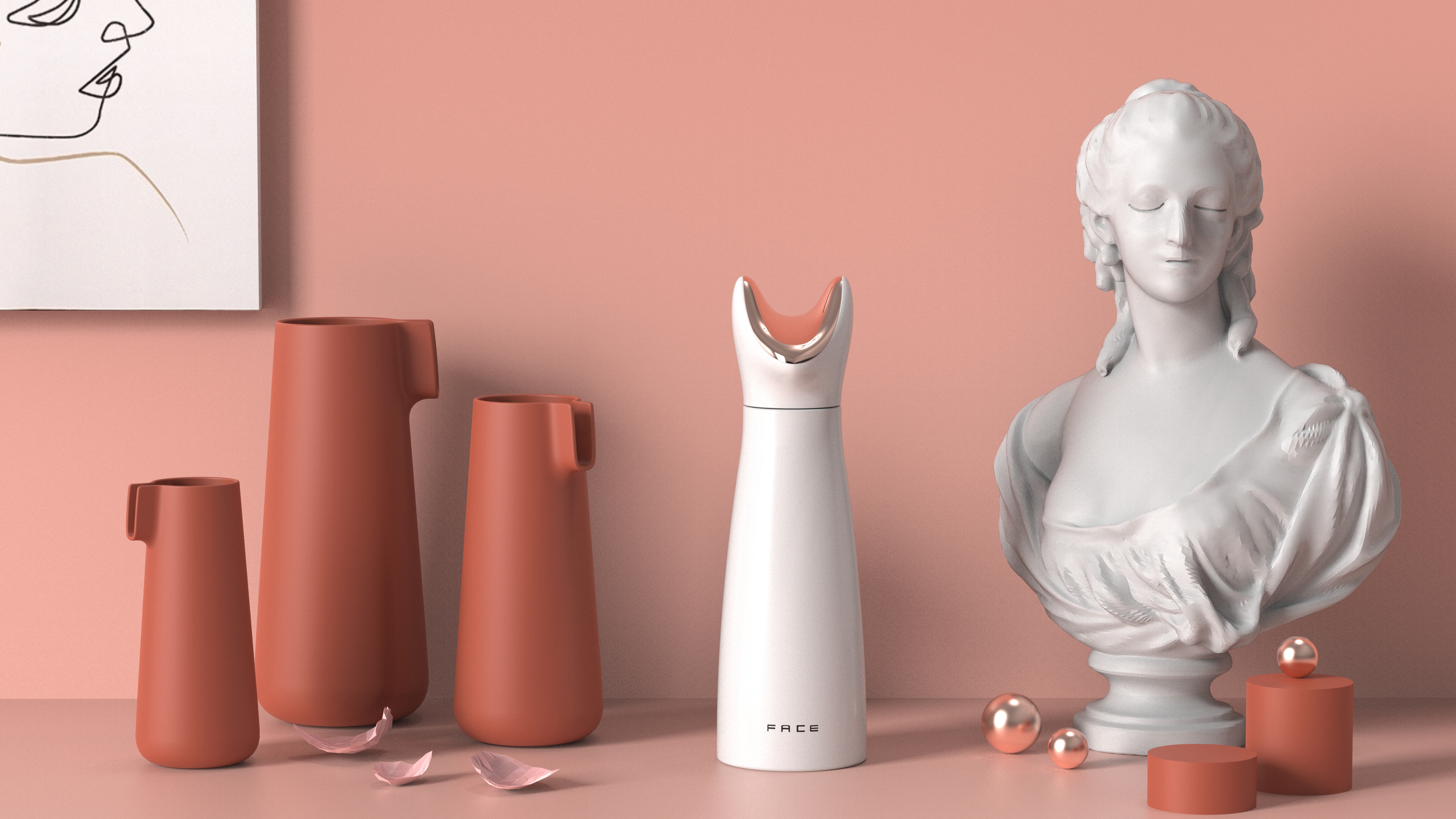 fluent，Art，vacuum cup，