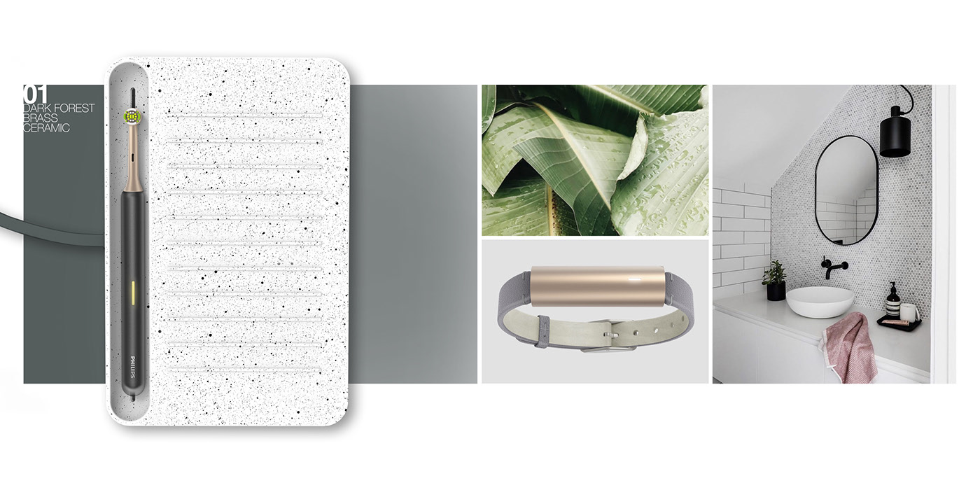 Electric toothbrush，Wireless charging，Philips，Modeling design，