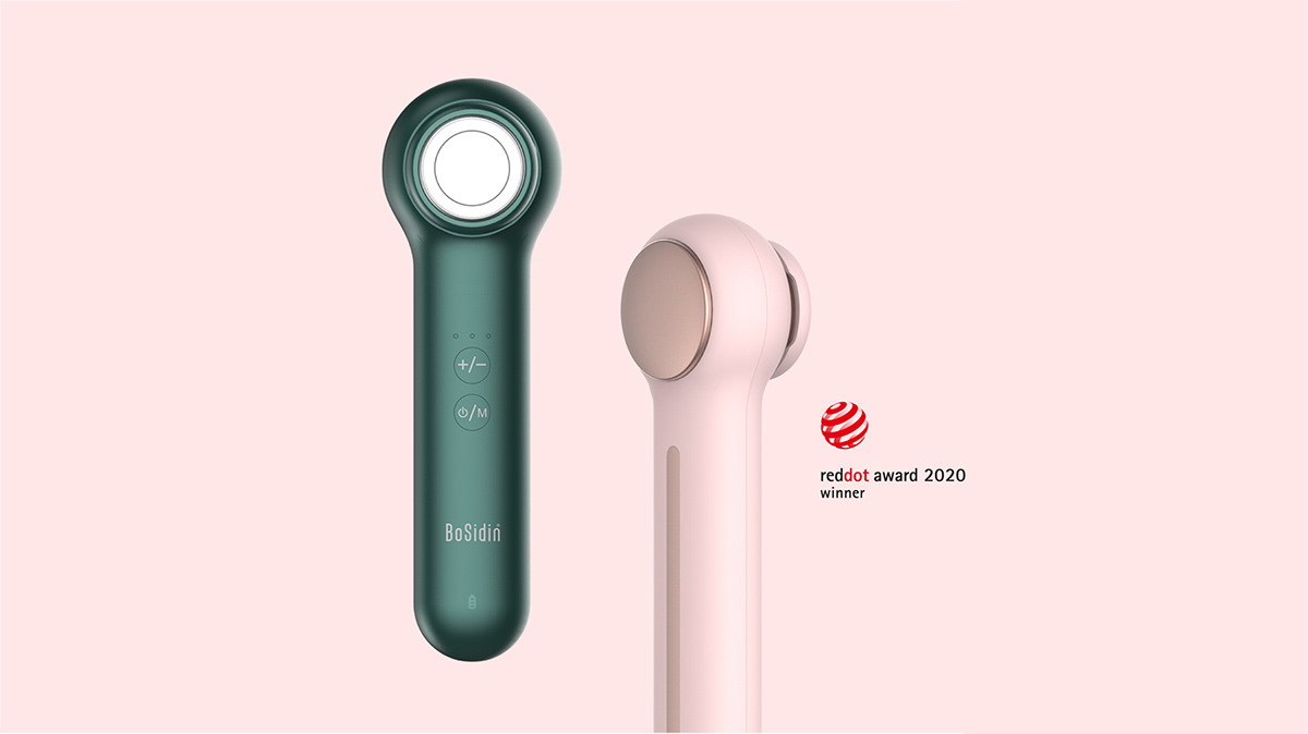 2020 red dot product design award，Beauty Device，cosmetic instrument，bosidine，