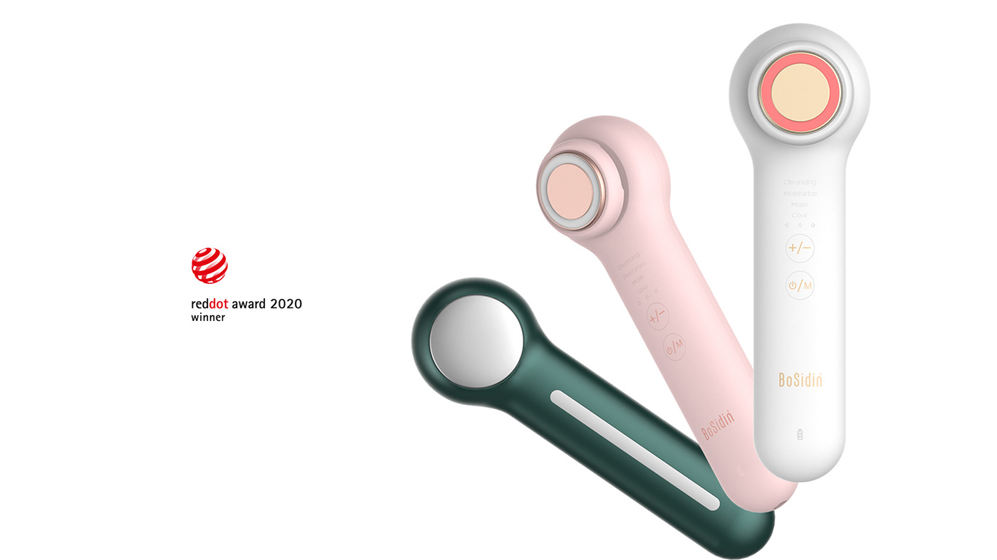 2020 red dot product design award，Beauty Device，cosmetic instrument，bosidine，