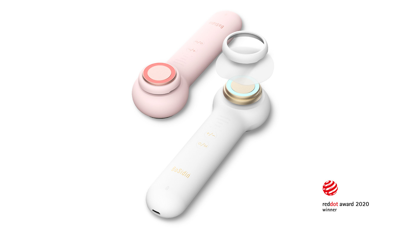 2020 red dot product design award，Beauty Device，cosmetic instrument，bosidine，