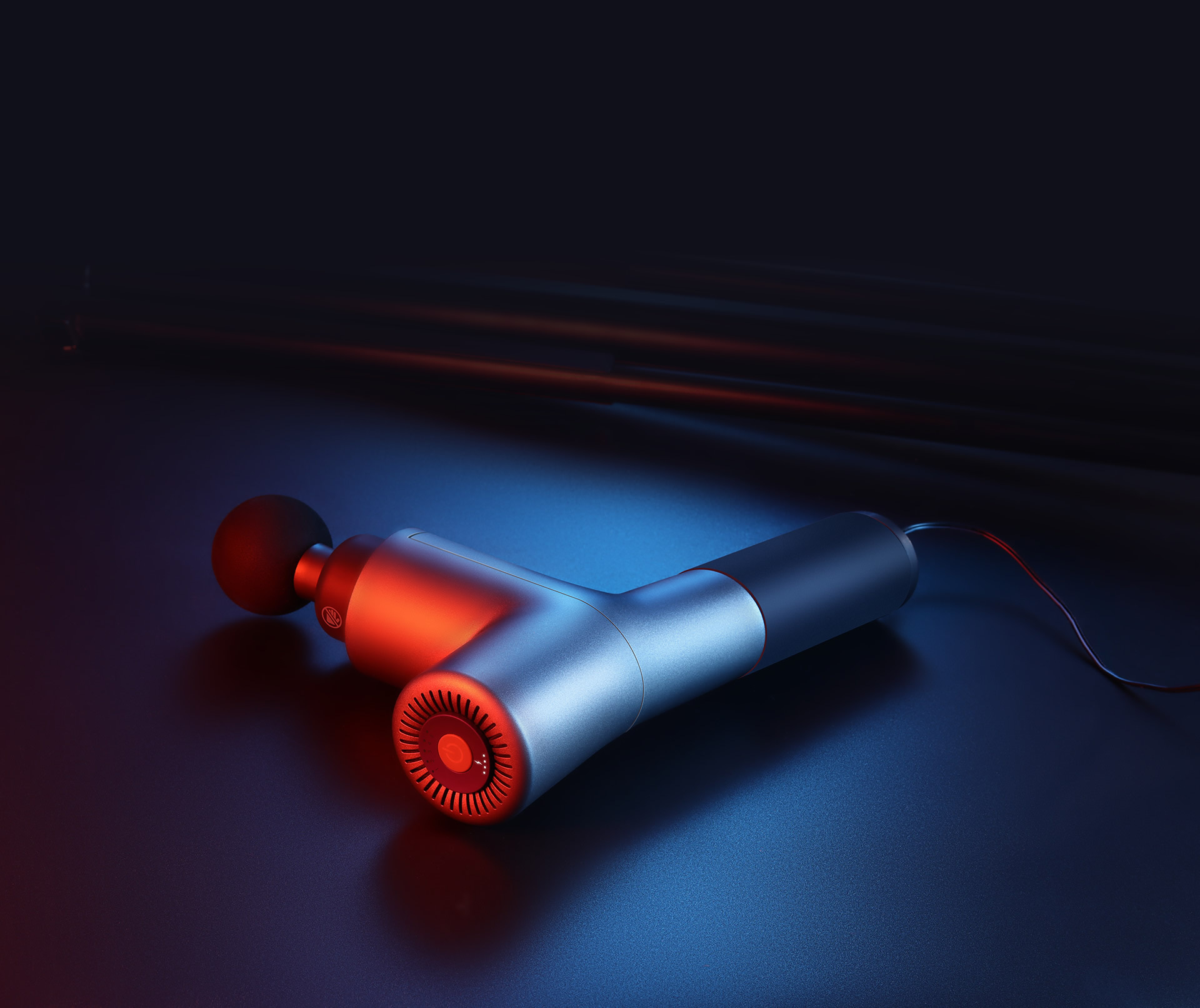 2020 red dot product design award，Massager，（520T），led，shock，
