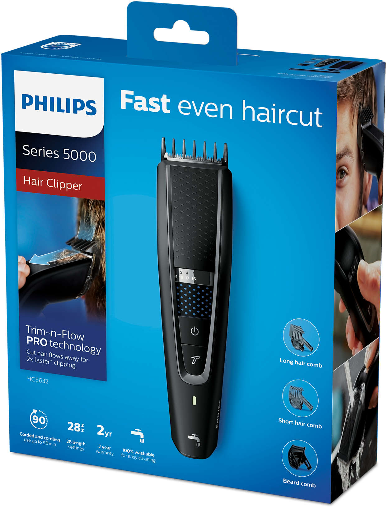 2020 red dot product design award，Philips，philips，waterproof，Hairclipper Series，Barber，
