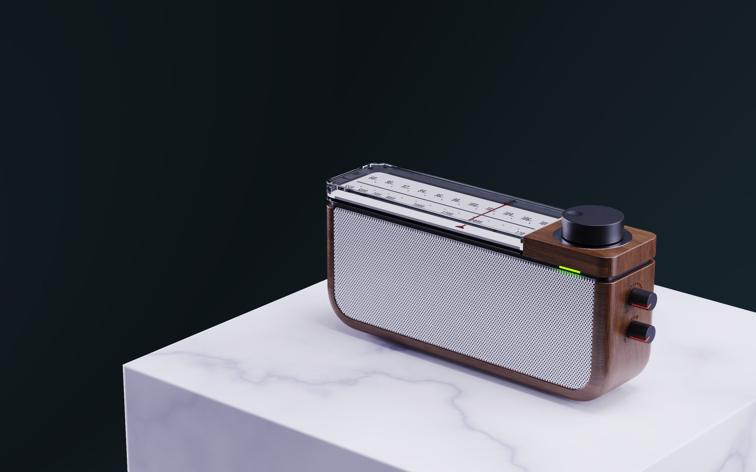 Bluetooth Speaker ，radio，woodiness，