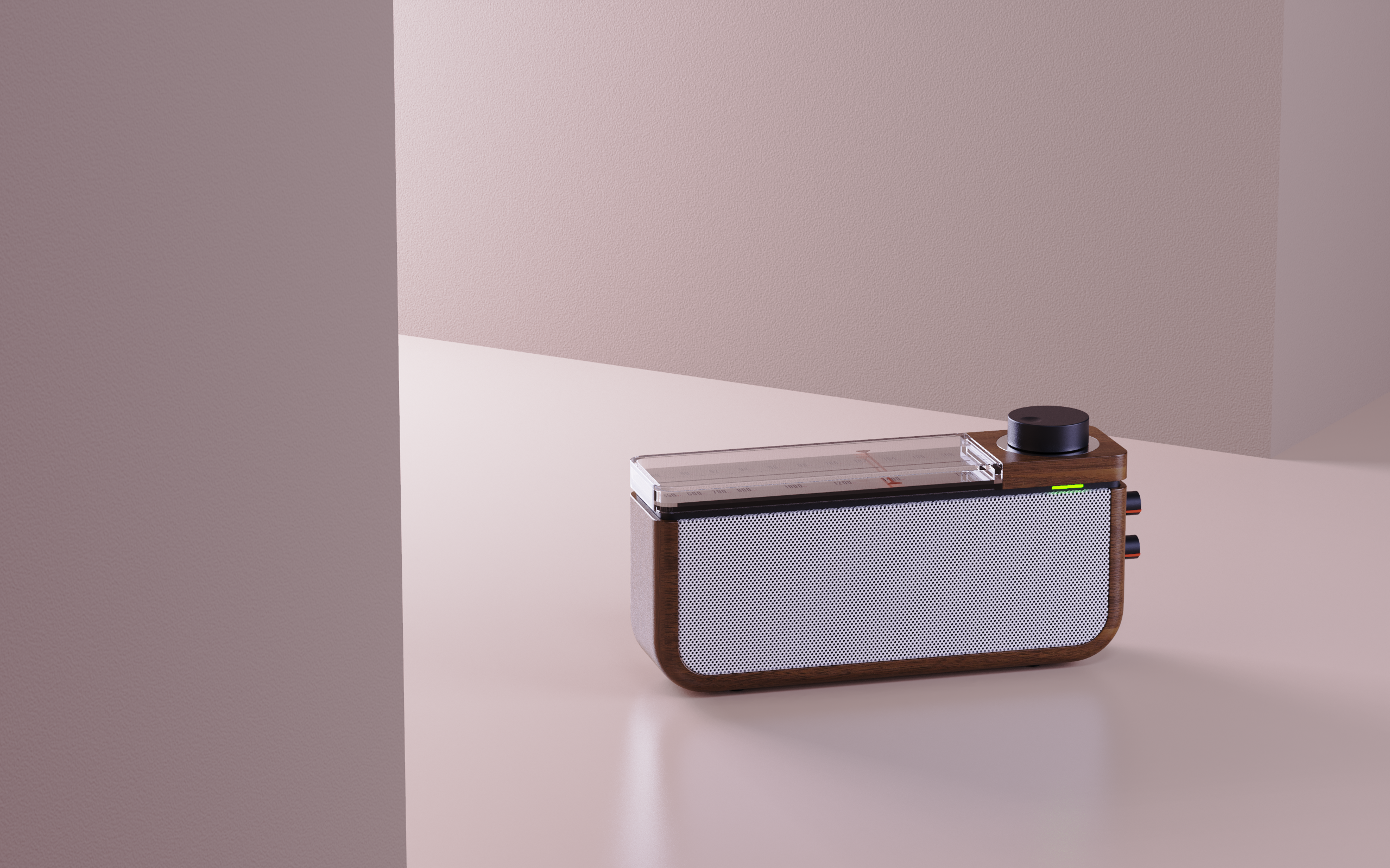 Bluetooth Speaker ，radio，woodiness，