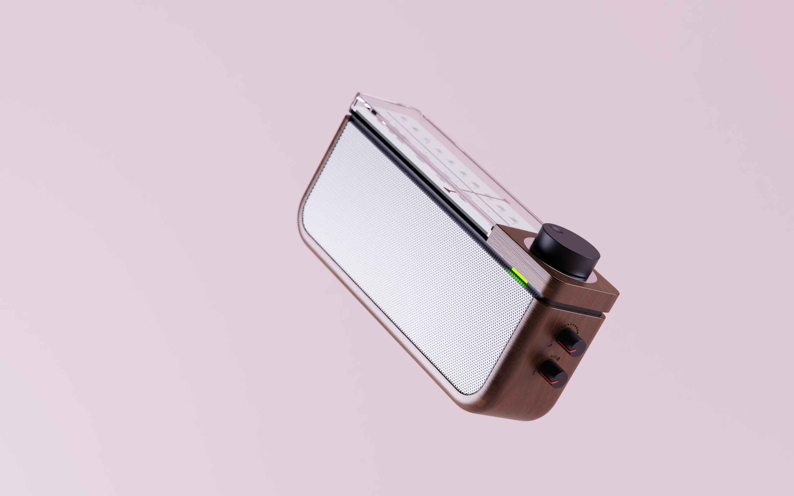 Bluetooth Speaker ，radio，woodiness，