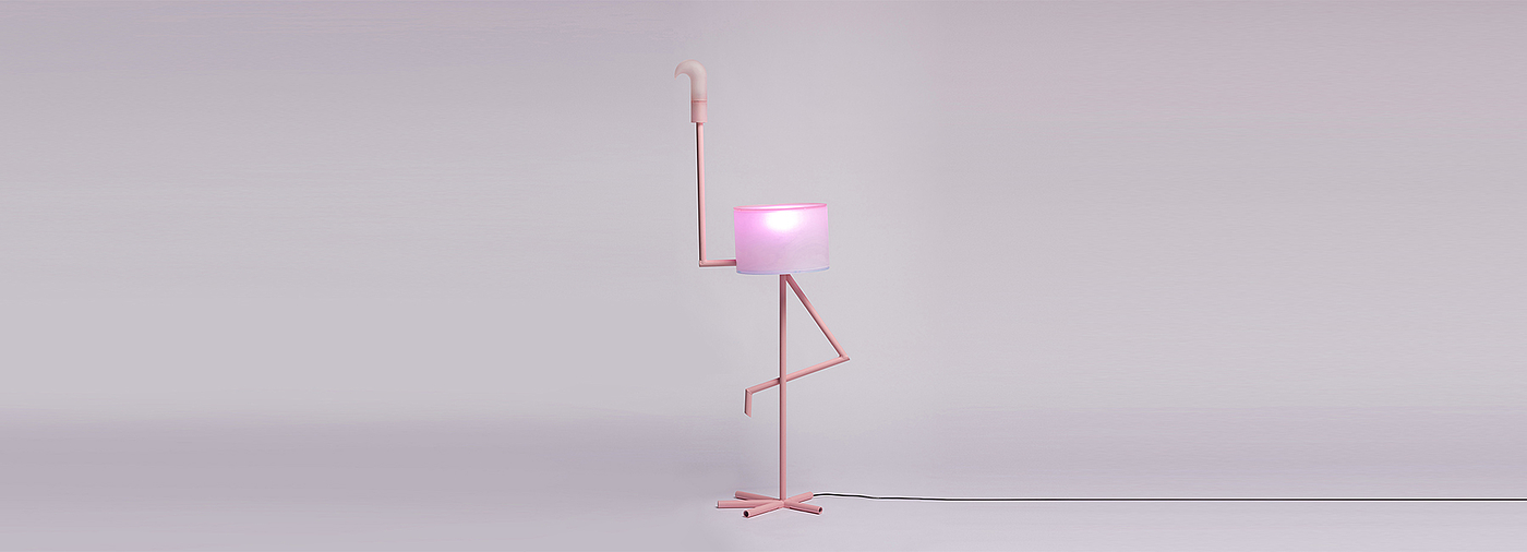 Minimalism，lamp，Flamingo，