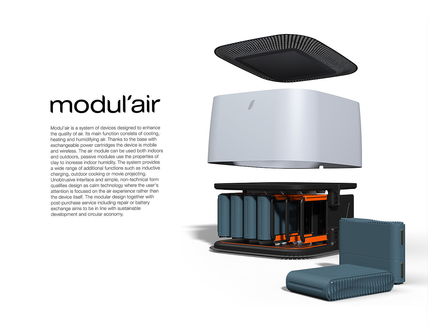 modul'air，air，wireless，modularization，sustainable，multi-function，