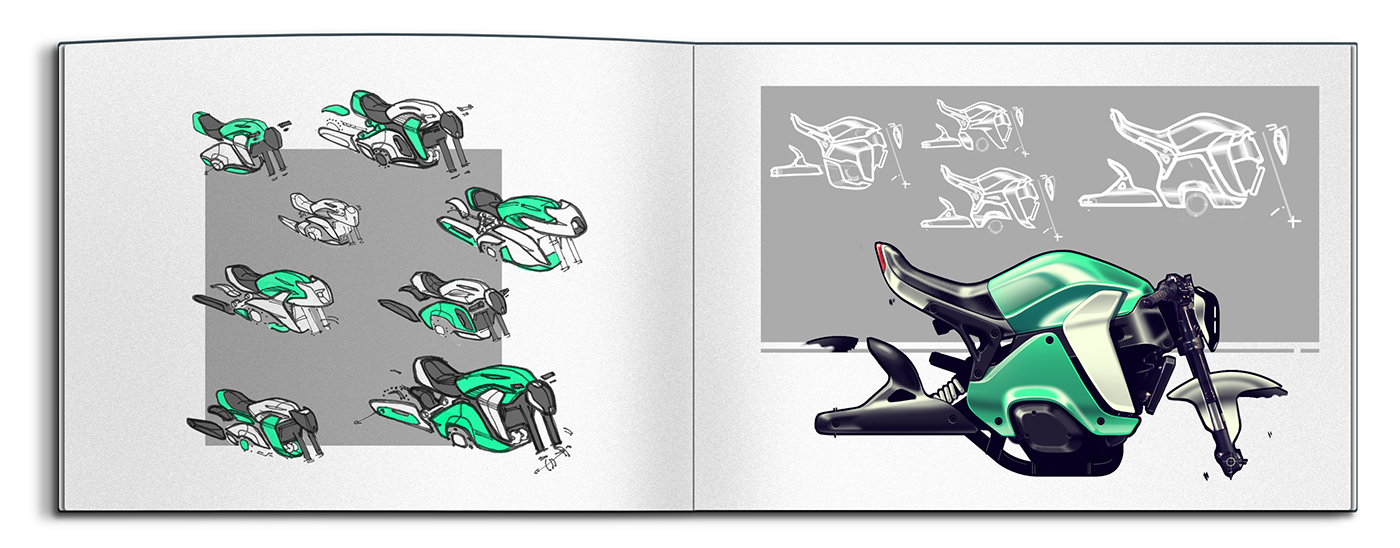 Personal transportation，SOL.E，sustainable，sketch，