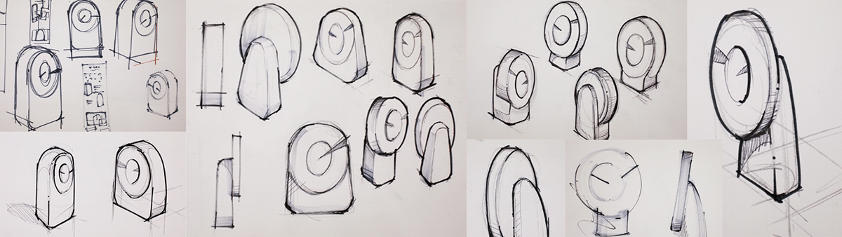 Clock，Bedside lamp，Desk lamp，Small，