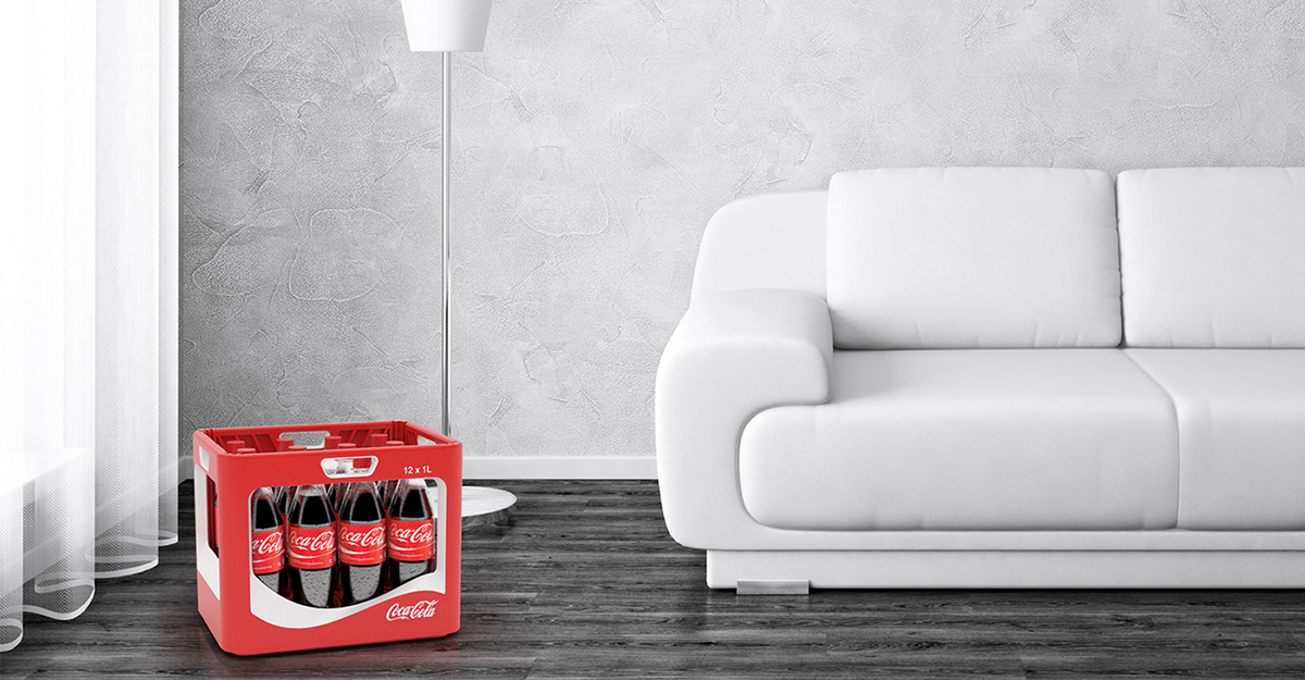 Coca Cola，packing，Transport box，modern，